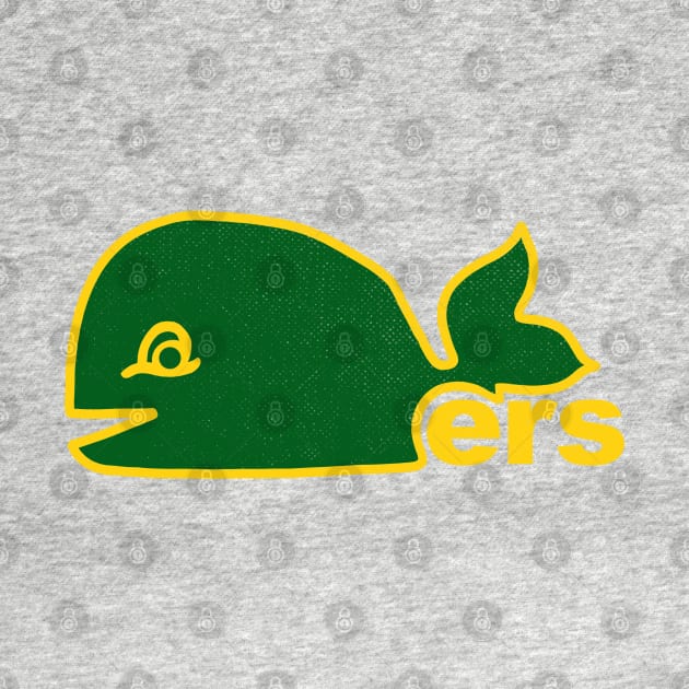 Retro New England Whalers Hockey 1972 by LocalZonly